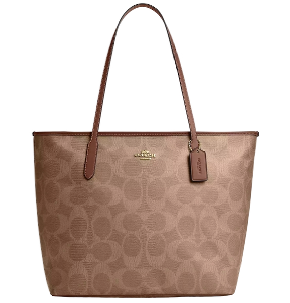  Túi Nữ Coach Large City Tote Bag 'Brown' 