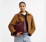  Túi Nữ Coach Station Tote Bag 'Maroon' 