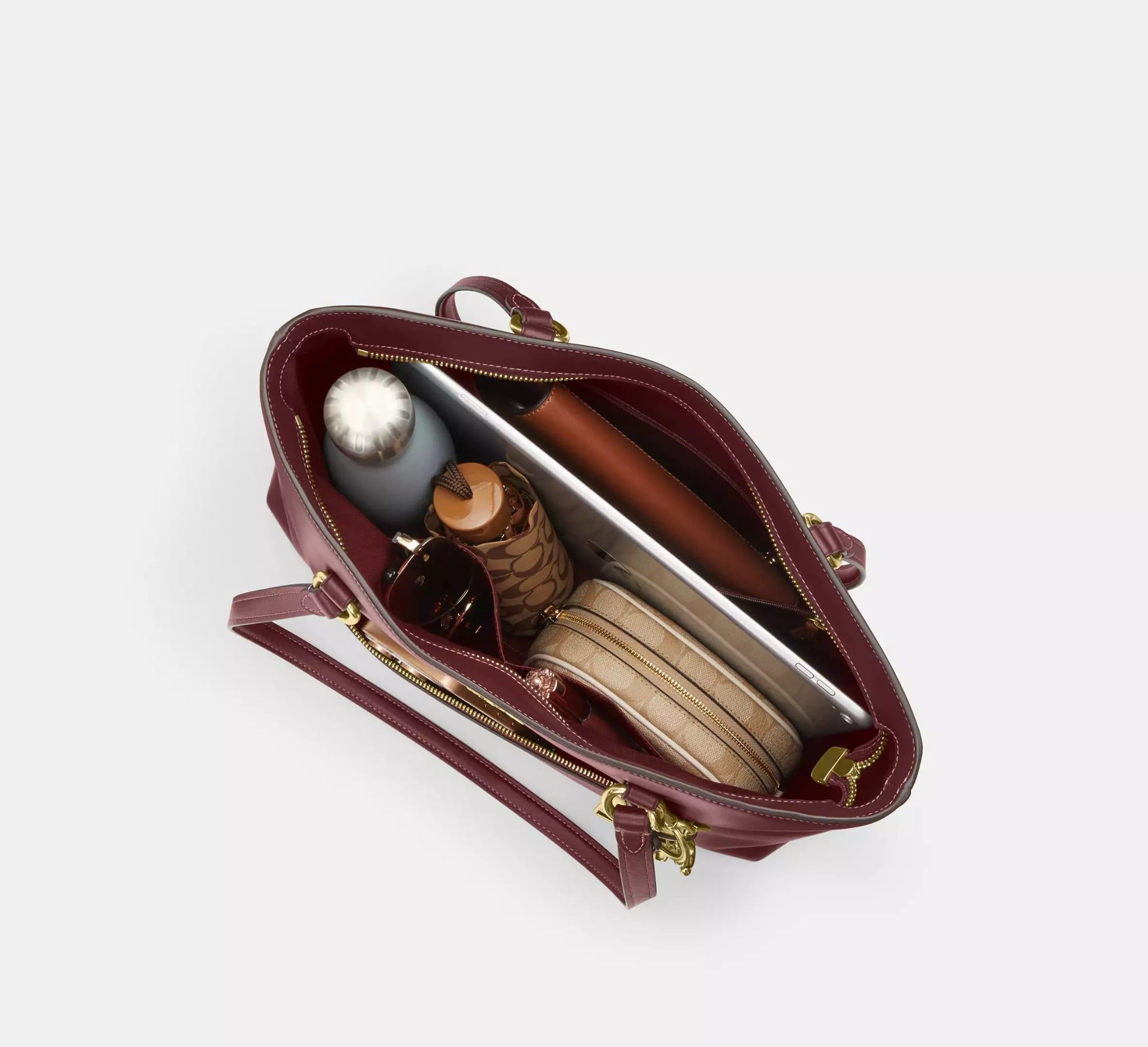  Túi Nữ Coach Station Tote Bag 'Maroon' 