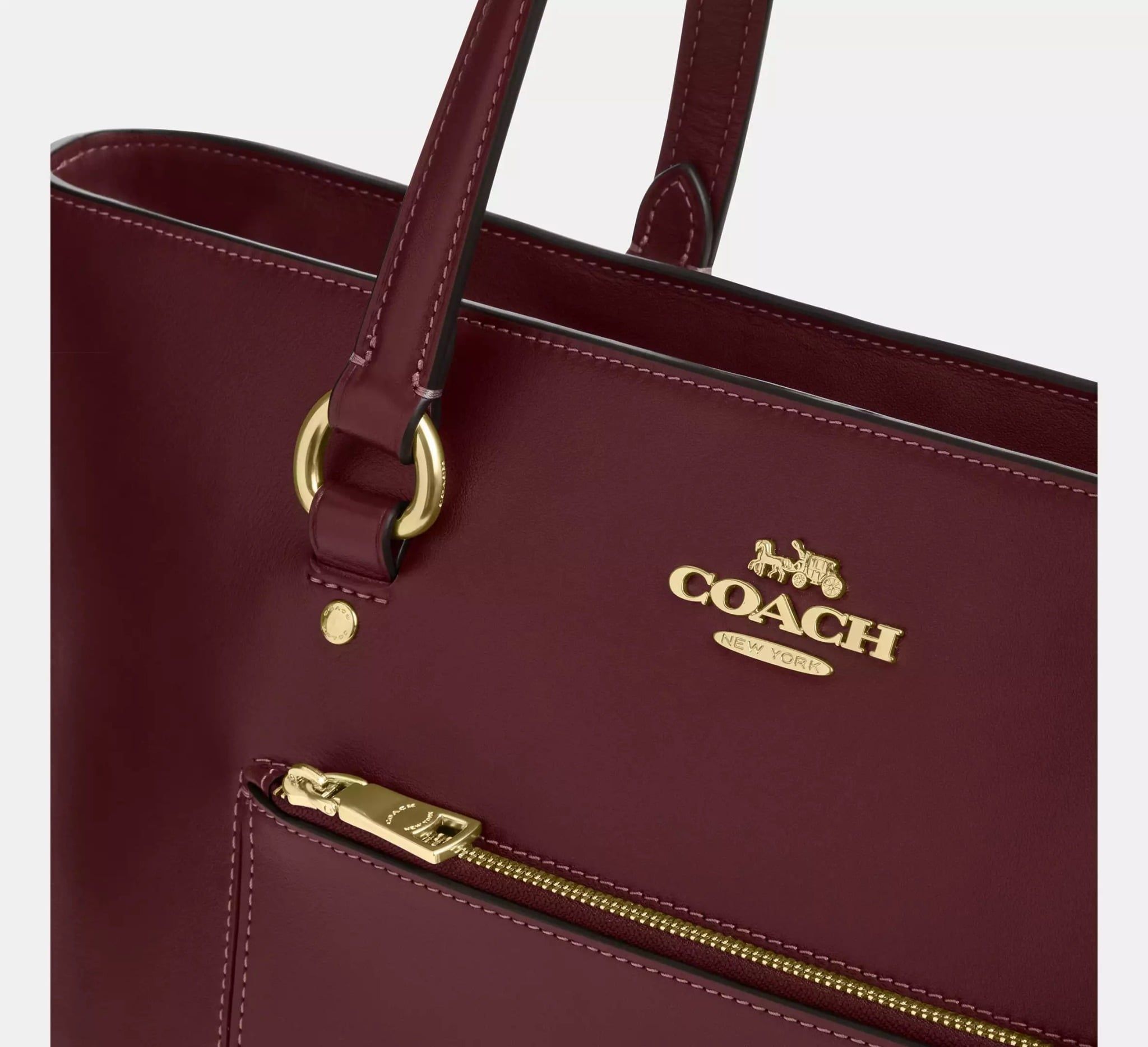  Túi Nữ Coach Station Tote Bag 'Maroon' 