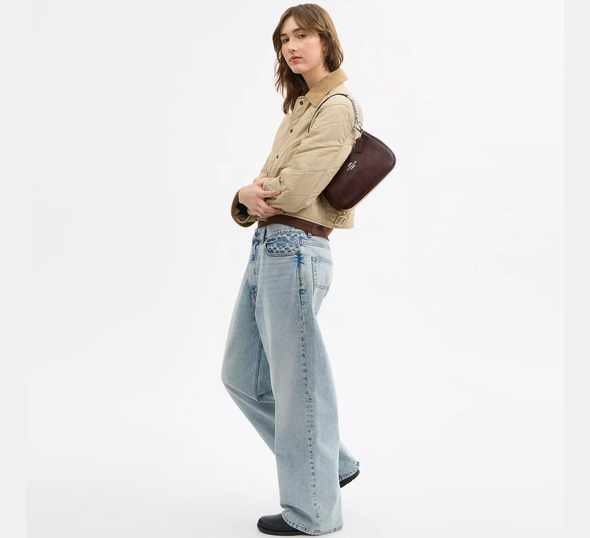  Túi Nữ Coach Teri Shoulder Bag 'Maple' 