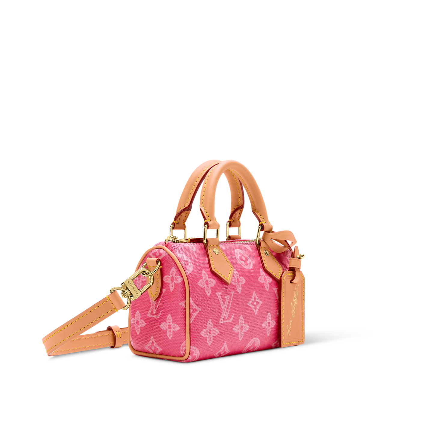  Túi Nữ Louis Vuitton Nano Speedy Bag 'Pink' 