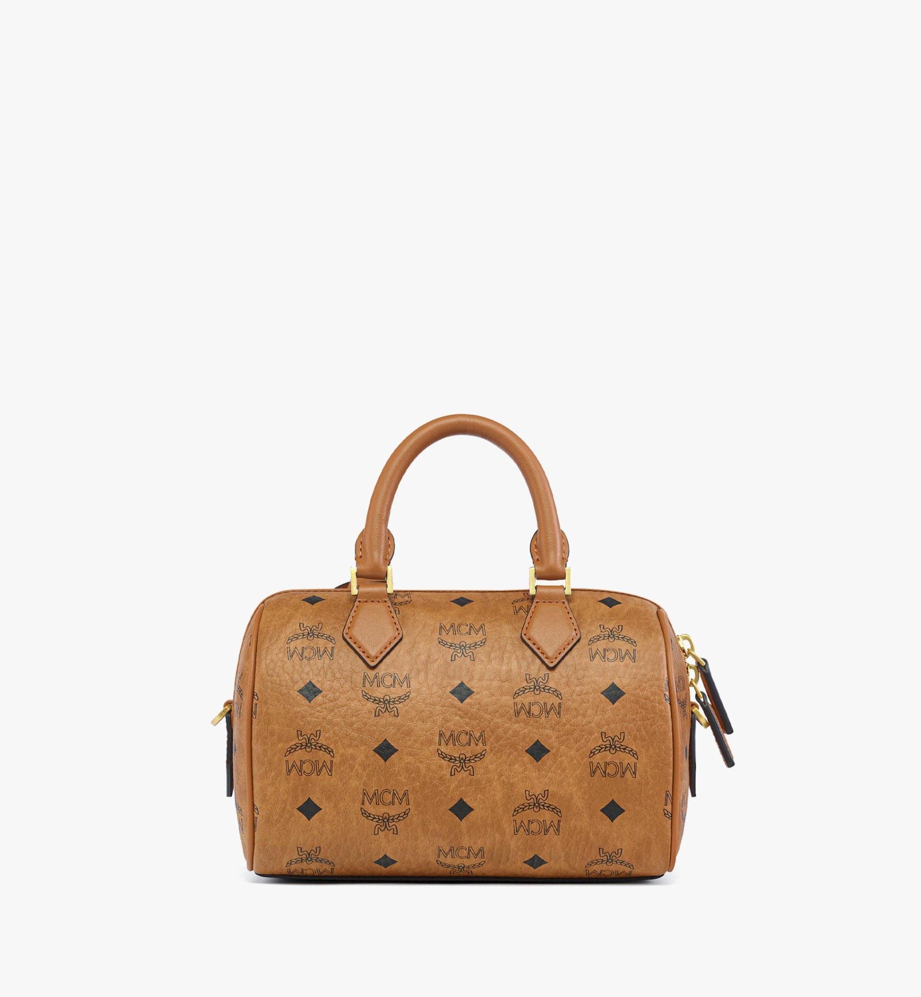  Túi Nữ MCM Ella Boston Bag 'Cognac' 