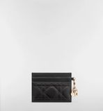  Ví Dior Freesia Card Holder 'Black' 