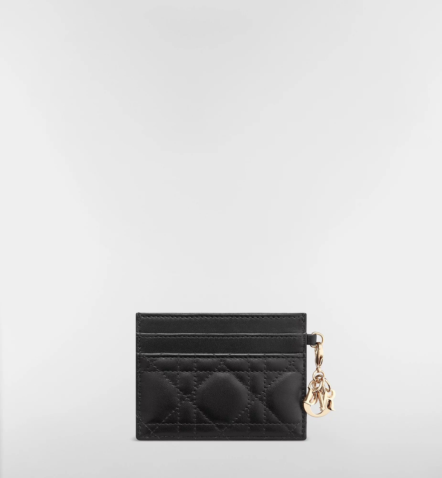  Ví Dior Freesia Card Holder 'Black' 