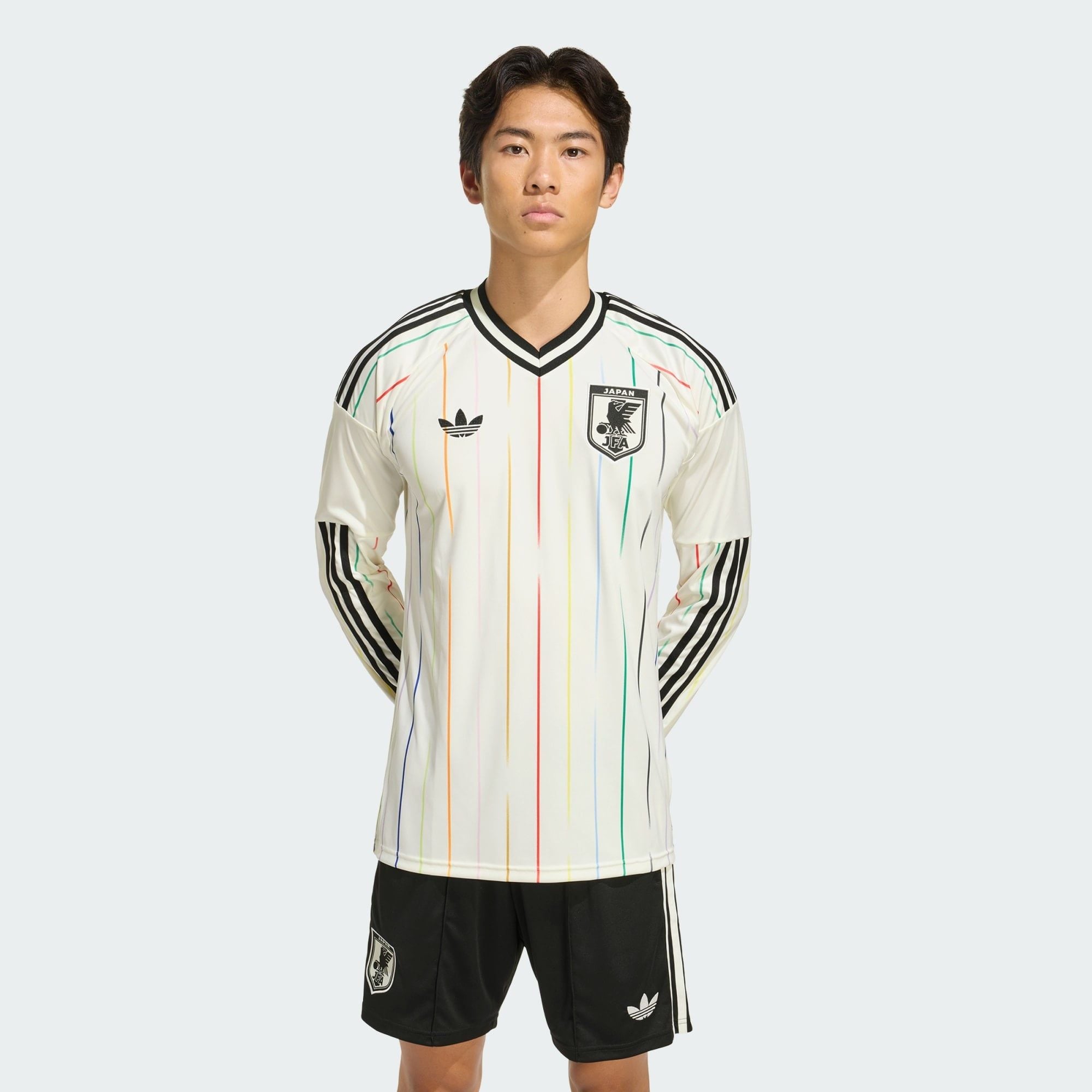  Áo Adidas Japan 26 Away Long Sleeve Jersey 'White' 