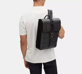  Balo Coach Blaine In Signature Canvas 'Black' 