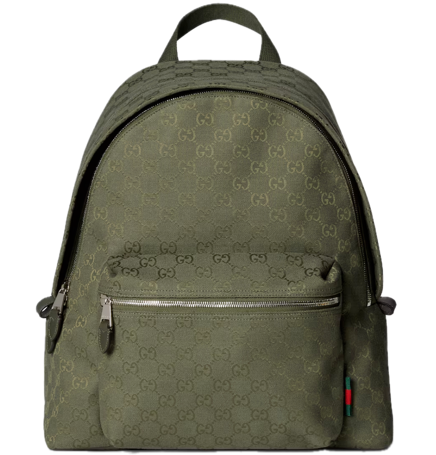  Balo Gucci Canvas Medium Backpack 'Green' 