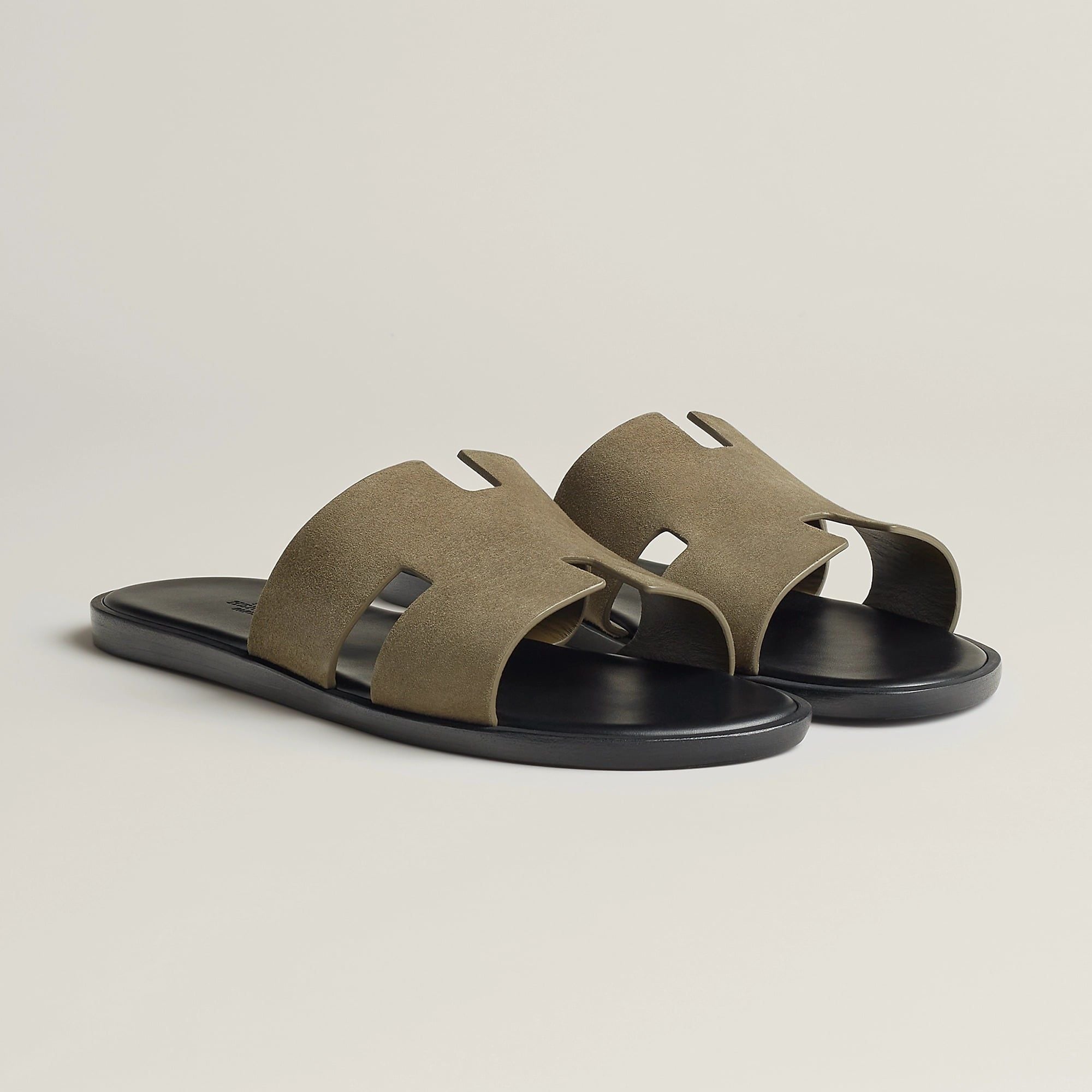  Dép Nam Hermes Izmir Sandal 'Vert Toundra' 