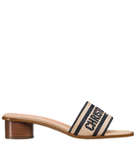  Dép Nữ Dior Dway Heeled Slide 'Natural Blue' 