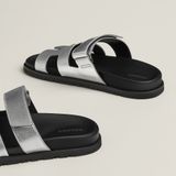  Dép Nữ Hermes Chypre Sandal 'Gris Argenté' 