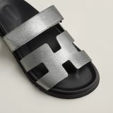  Dép Nữ Hermes Chypre Sandal 'Gris Argenté' 
