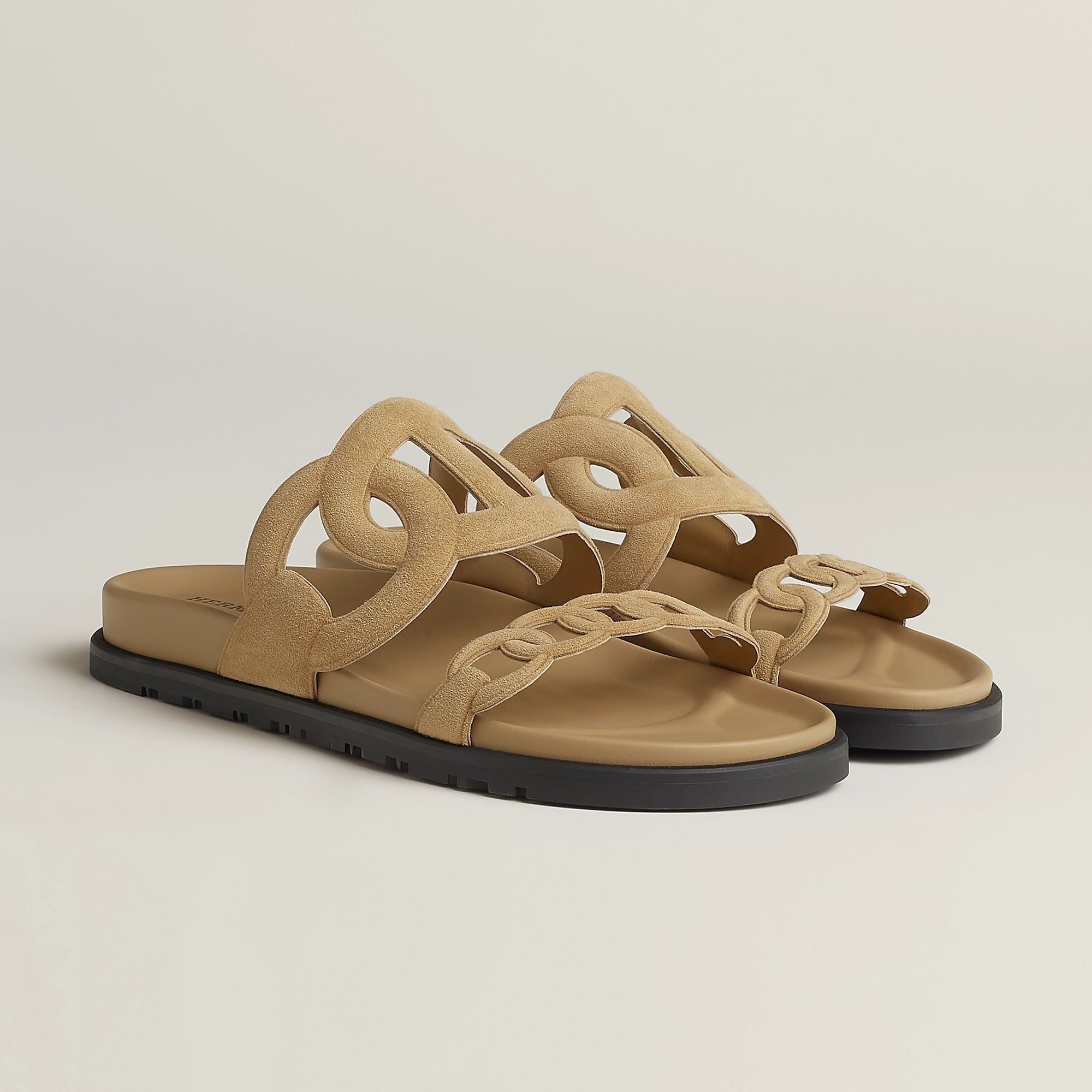  Dép Nữ Hermes Extra Sandal 'Beige Albâtre' 
