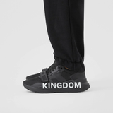  Giày Nam Burberry Ramsey Kingdom Leather 'Black' 