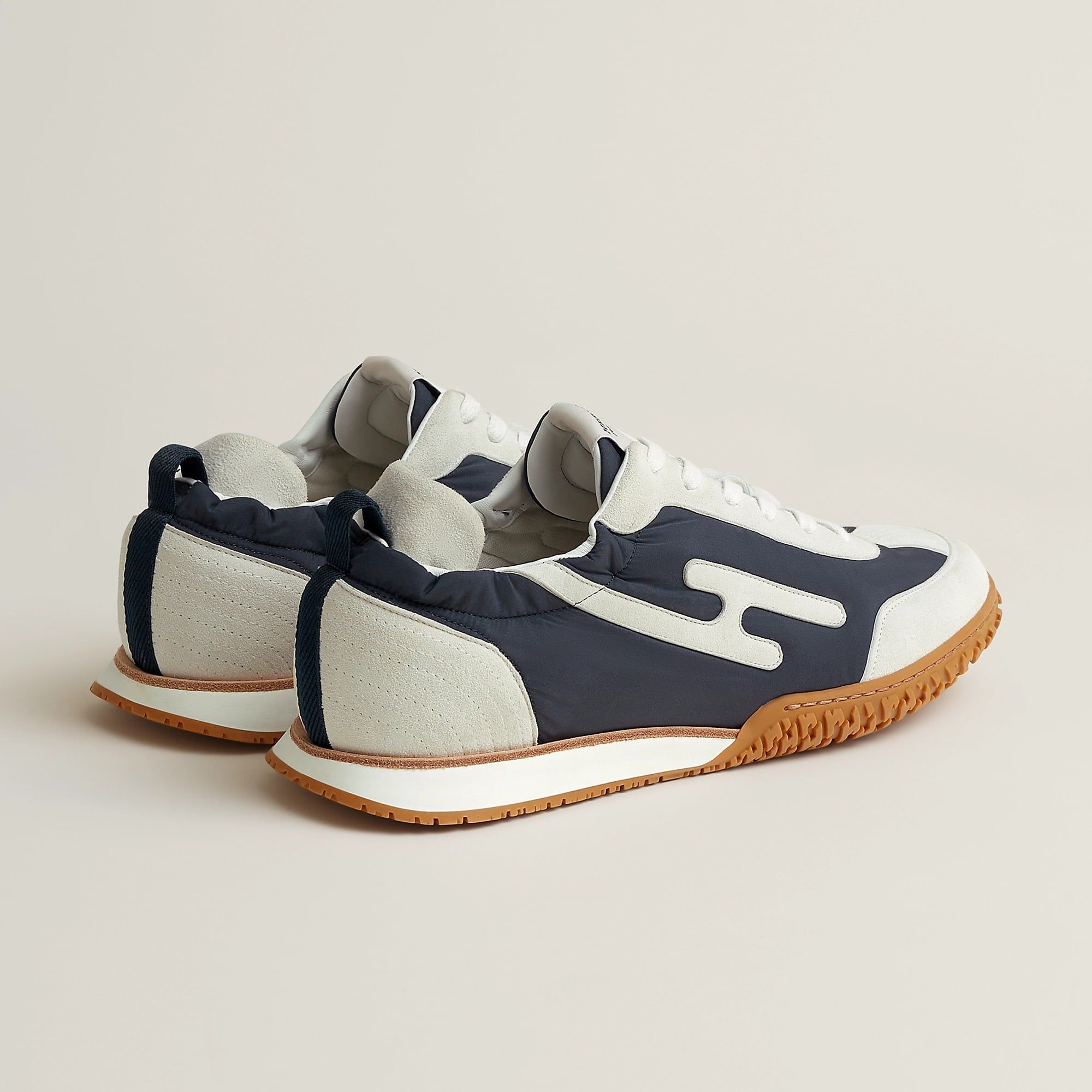  Giày Nam Hermes Jet Sneaker 'Marine Blanc' 