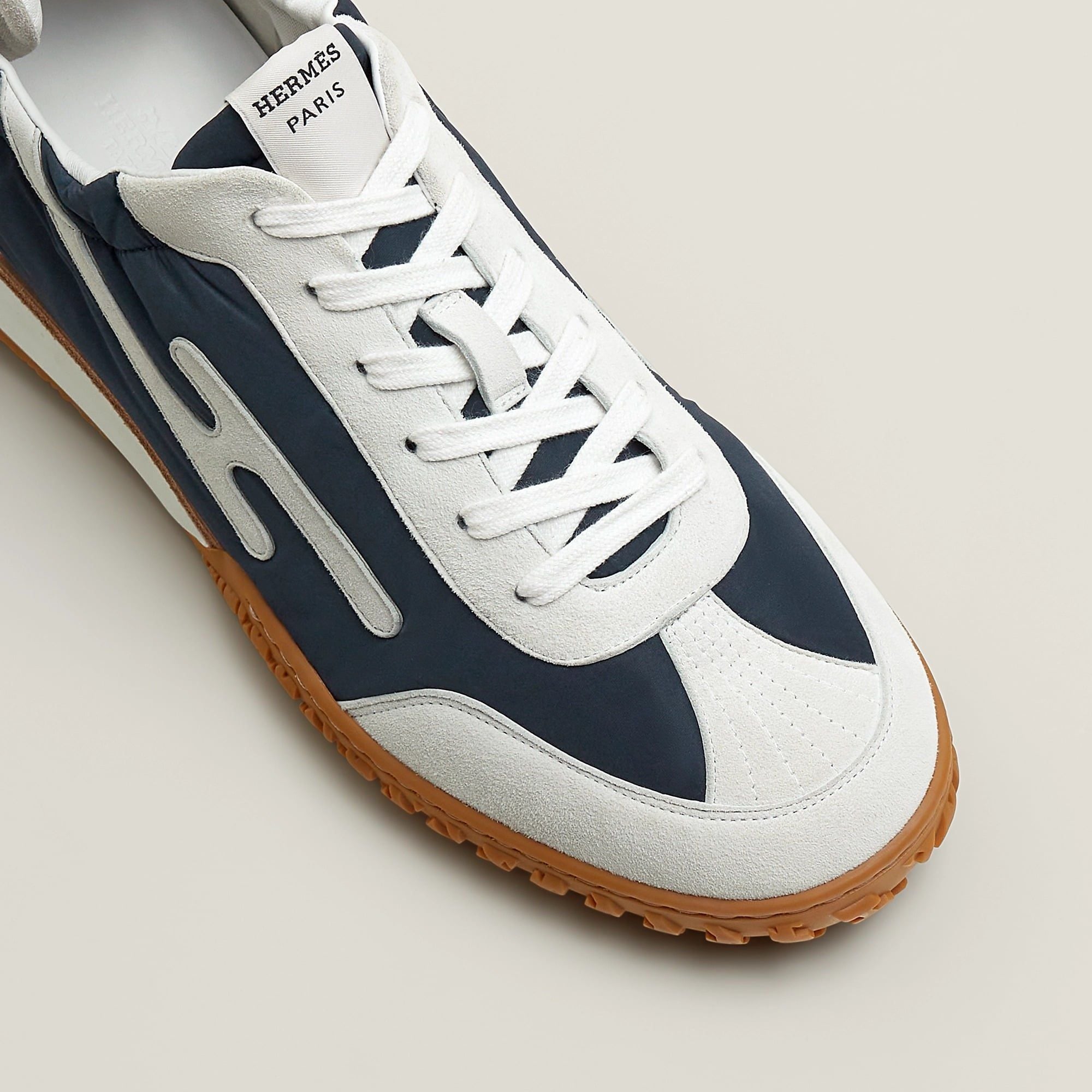  Giày Nam Hermes Jet Sneaker 'Marine Blanc' 