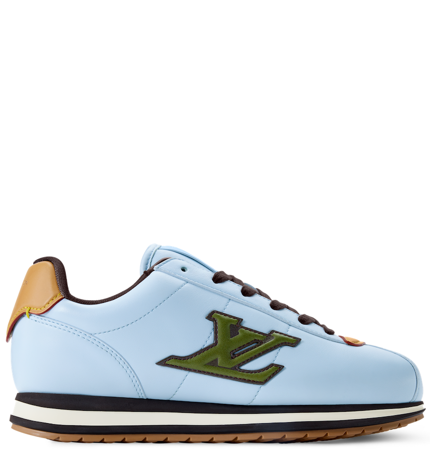  Giày Nam Louis Vuitton LV Buttersoft Trainers 'Blue' 