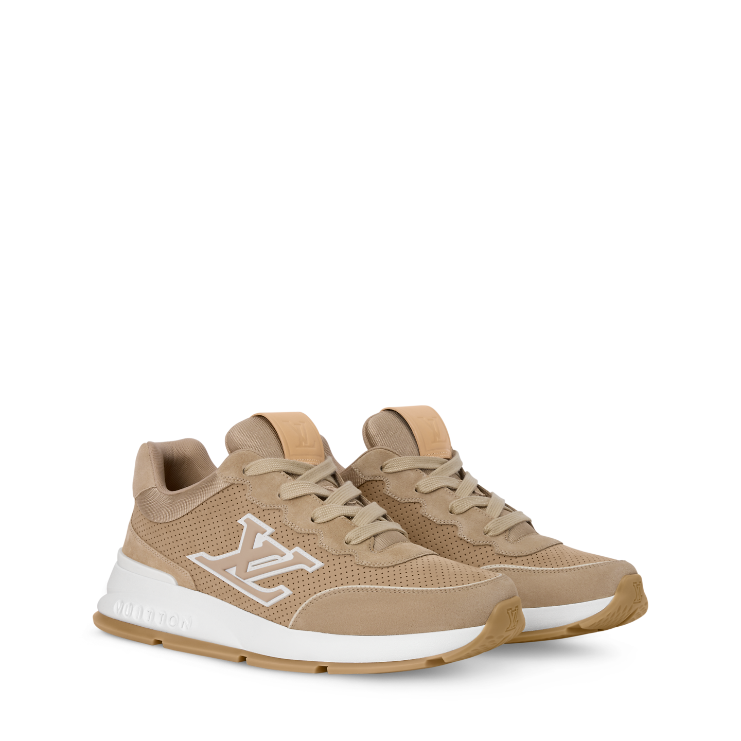  Giày Nam Louis Vuitton LV Classic Trainers 'Beige' 