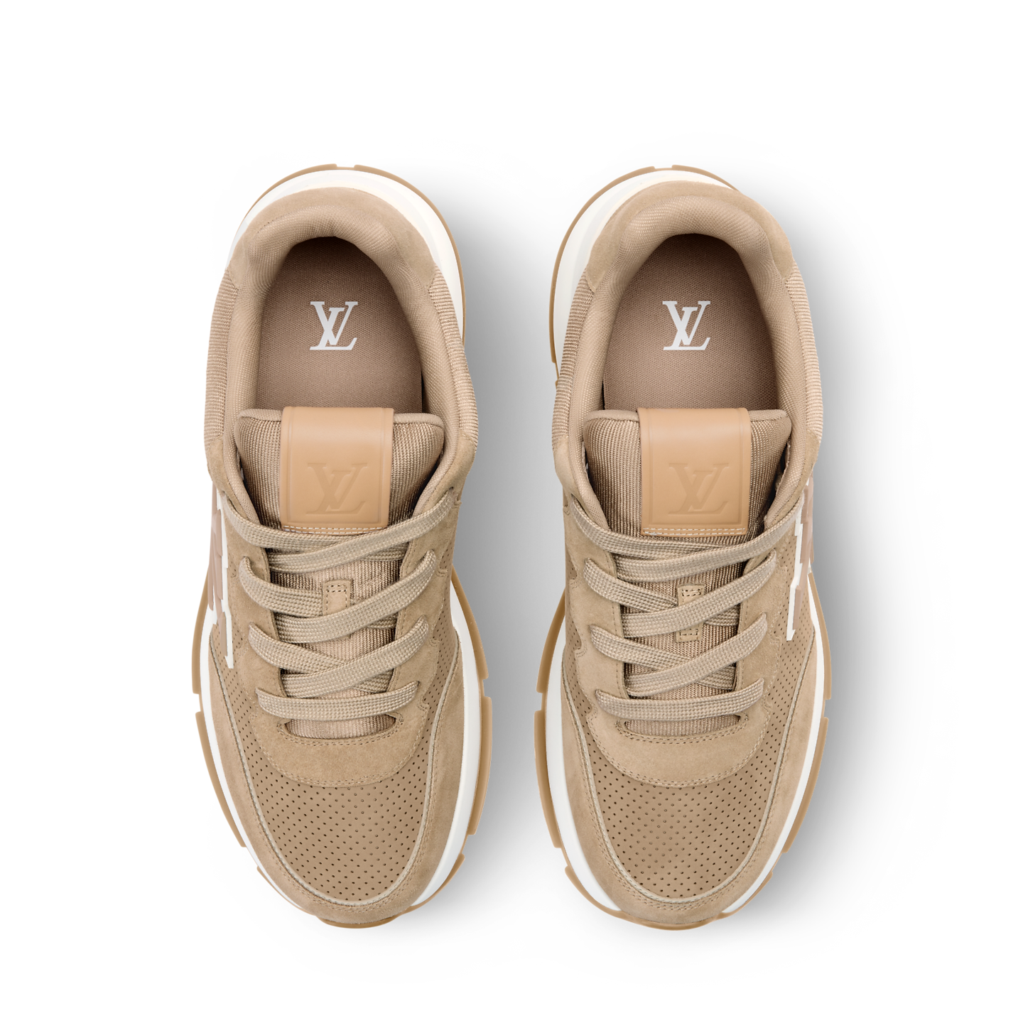  Giày Nam Louis Vuitton LV Classic Trainers 'Beige' 