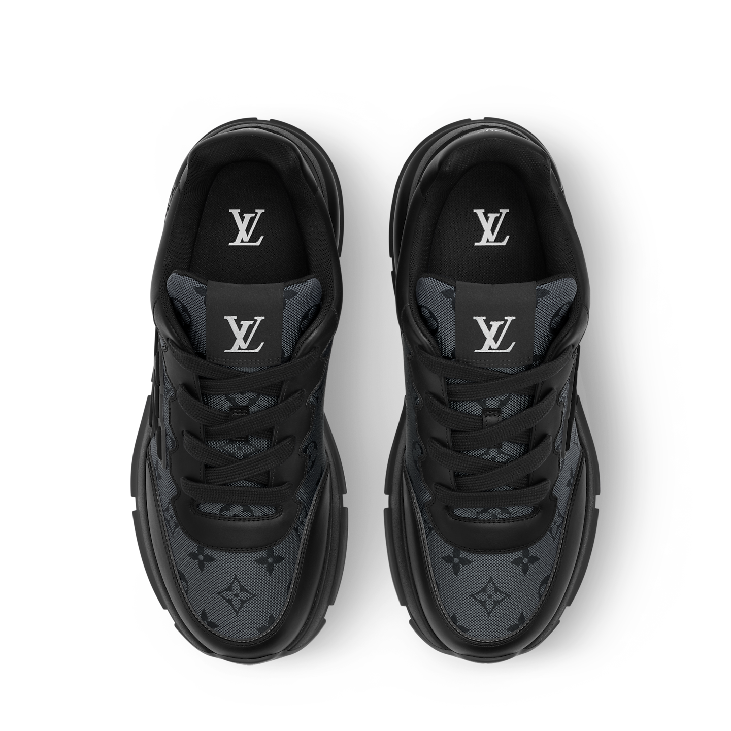  Giày Nam Louis Vuitton LV Classic Trainers 'Black' 