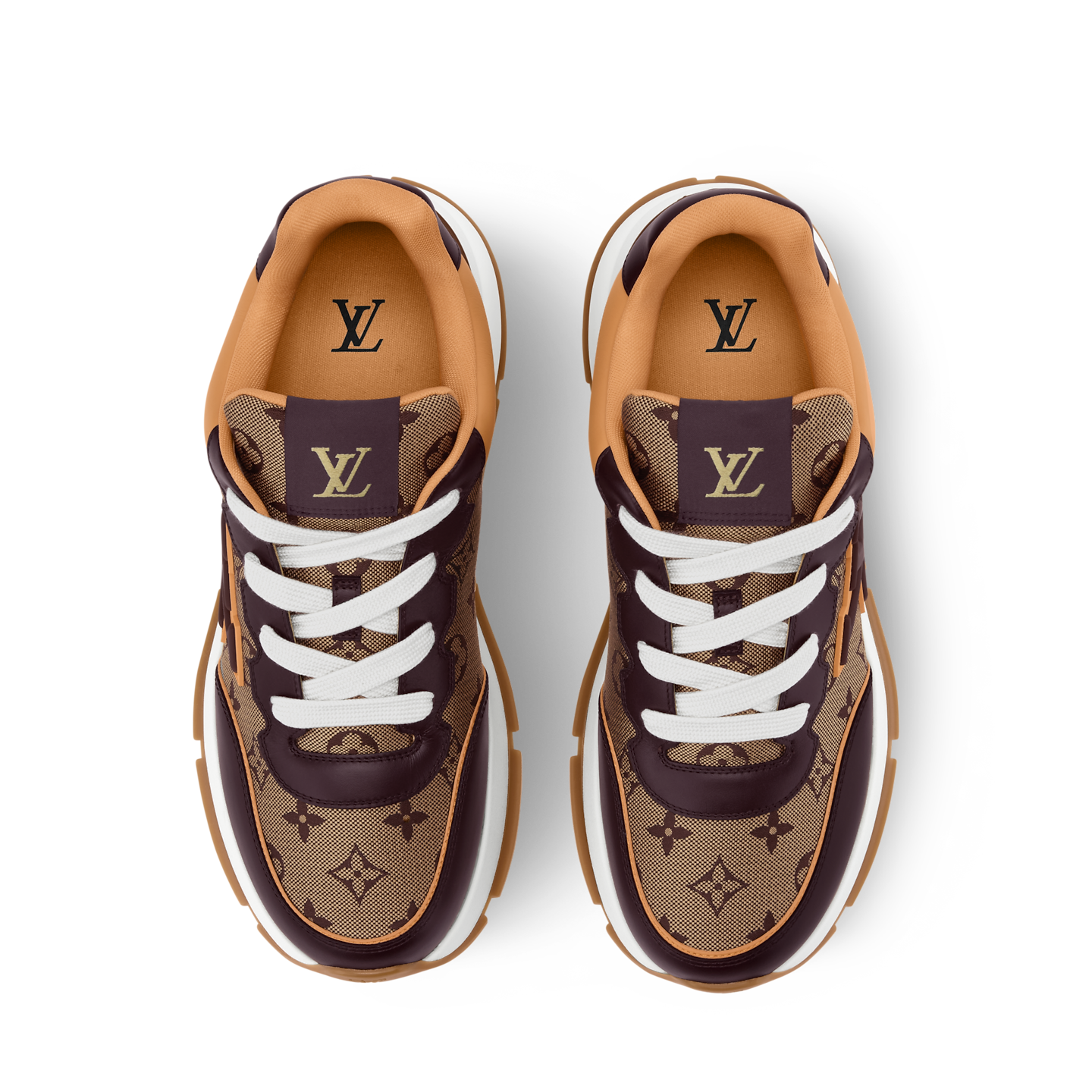  Giày Nam Louis Vuitton LV Classic Trainers 'Brown' 