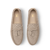  Giày Nam Louis Vuitton LV Driver Moccasins 'Beige' 