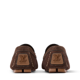  Giày Nam Louis Vuitton LV Driver Moccasins 'Brown' 
