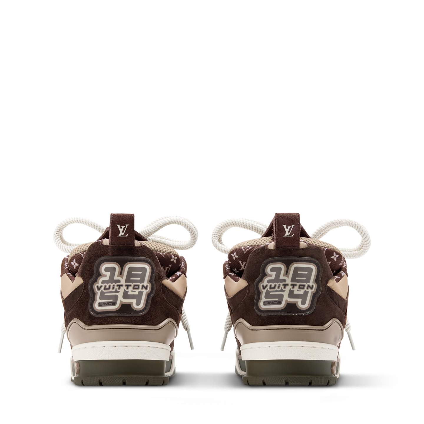  Giày Nam Louis Vuitton LV Skate Trainers 'Brown' 