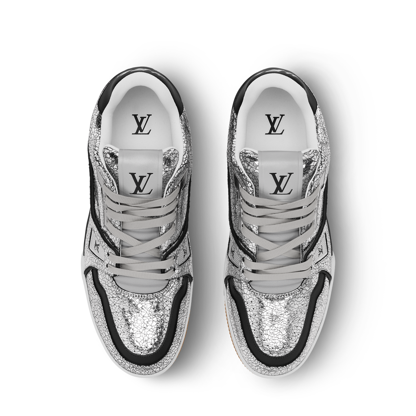  Giày Nam Louis Vuitton LV Trainer Sneaker 'Silver' 