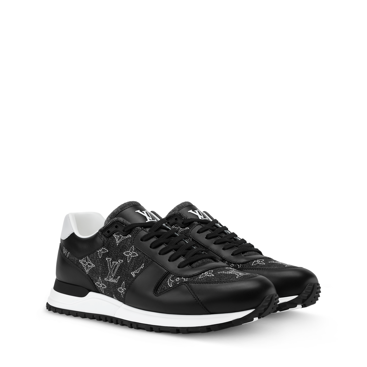  Giày Nam Louis Vuitton Run Away Trainers 'Black' 
