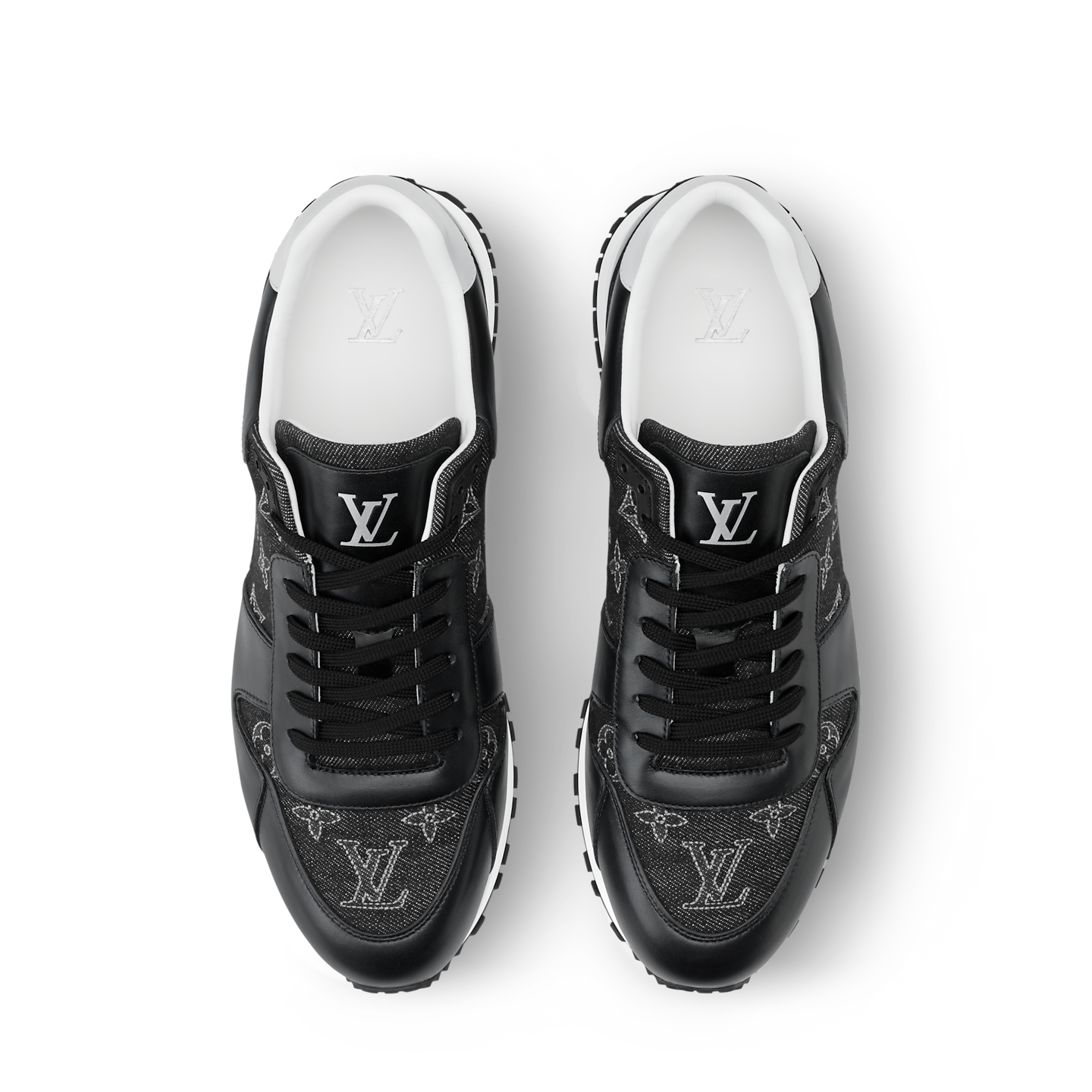  Giày Nam Louis Vuitton Run Away Trainers 'Black' 