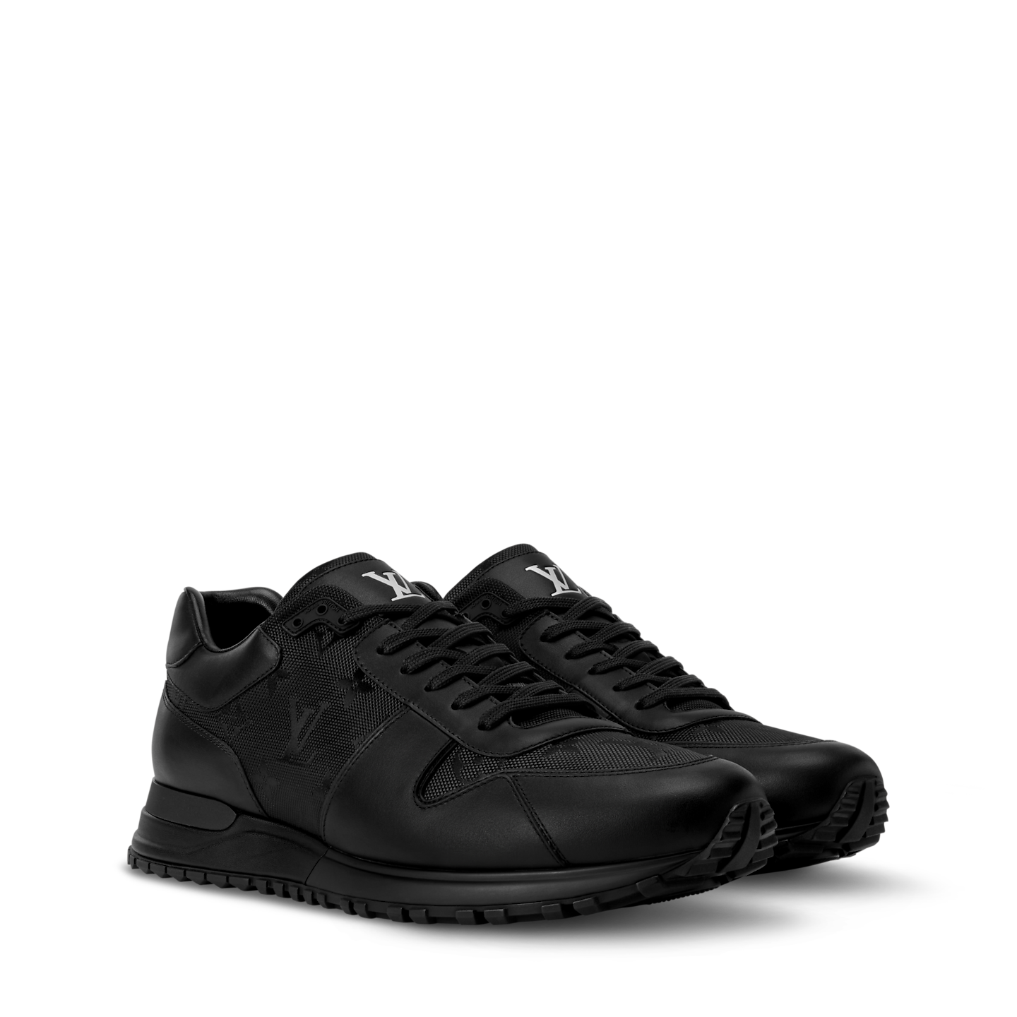  Giày Nam Louis Vuitton Run Away Trainers 'Black' 