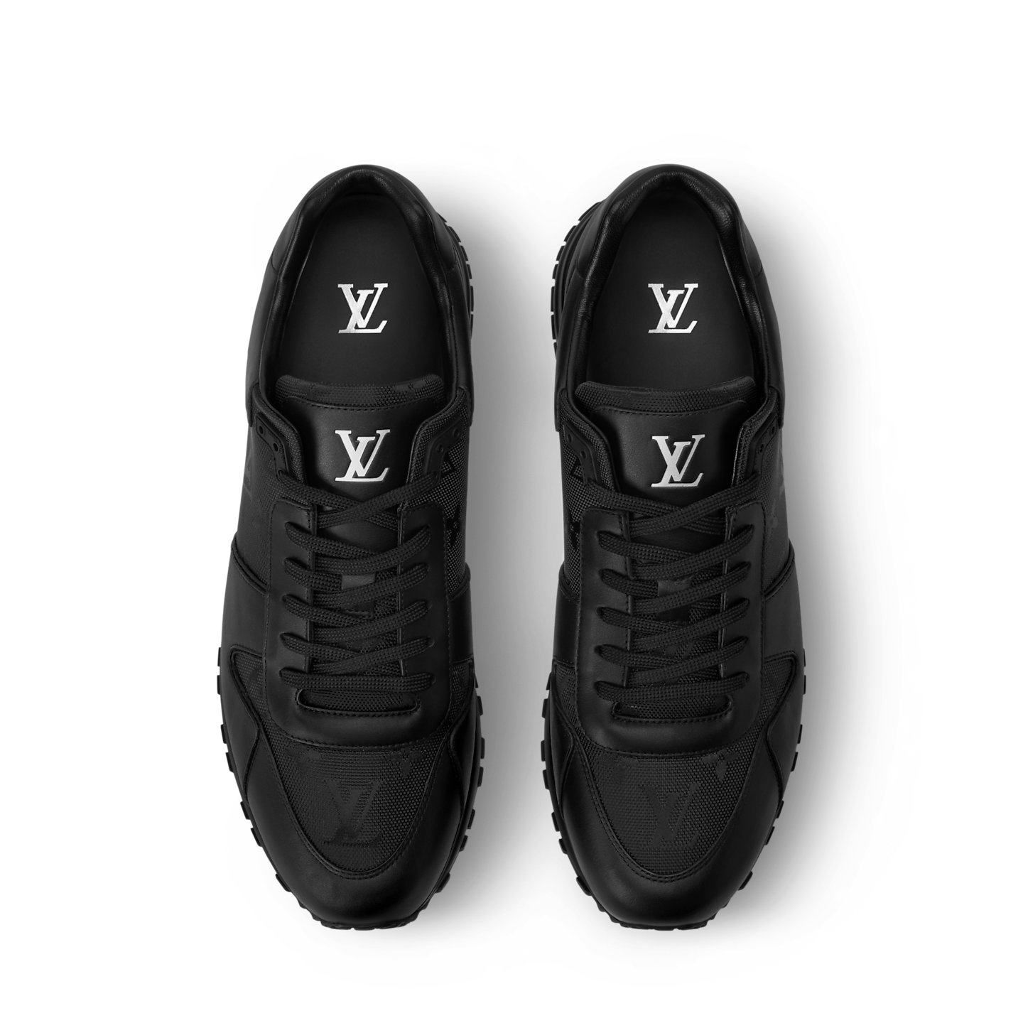  Giày Nam Louis Vuitton Run Away Trainers 'Black' 