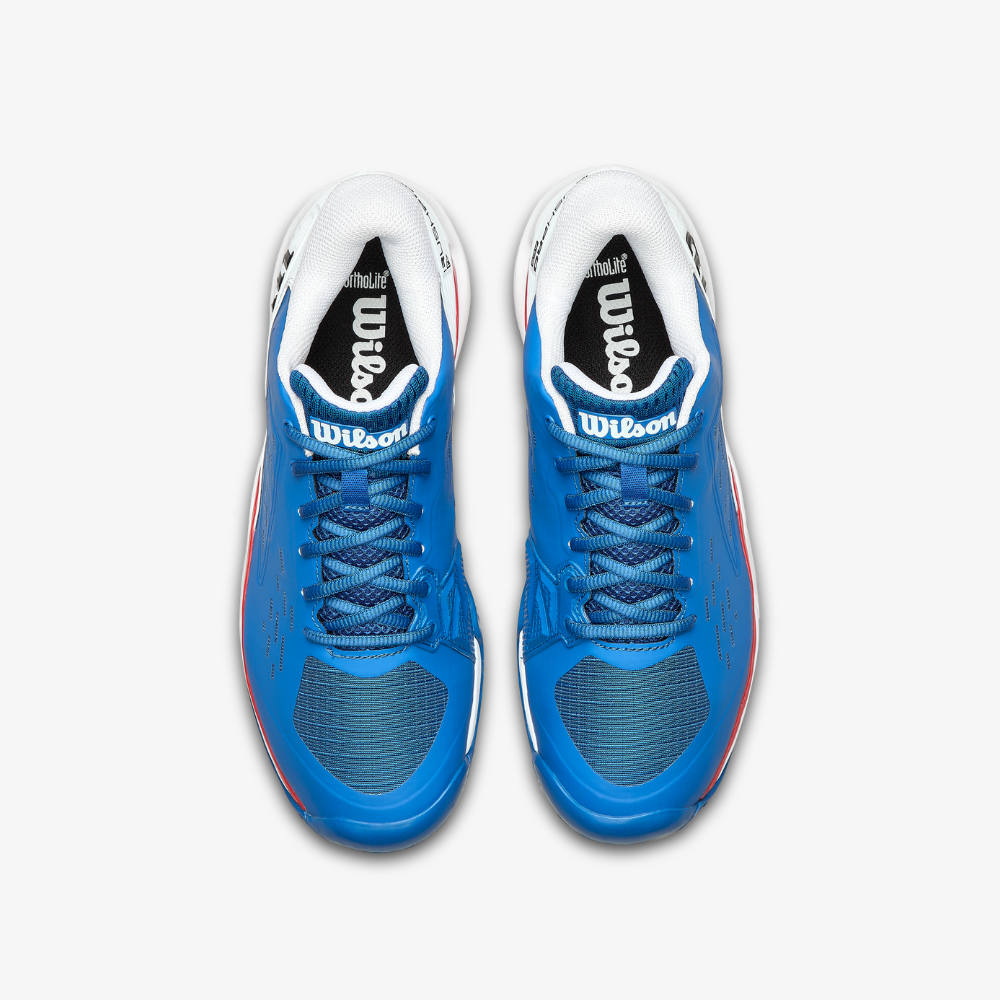  Giày Nam Wilson Rush Pro Ace Clay 'White Blue' 