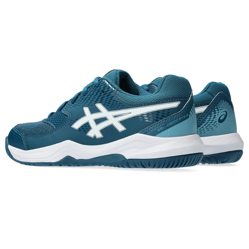  Giày Nữ Asics Gel Dedicate 8 GS 'Teal White' 