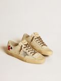  Giày Nữ Golden Goose V-Star 'Ecru' 