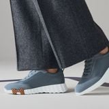  Giày Nữ Hermes Bouncing Sneaker 'Bleu Mer' 