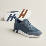  Giày Nữ Hermes Bouncing Sneaker 'Bleu Mer' 