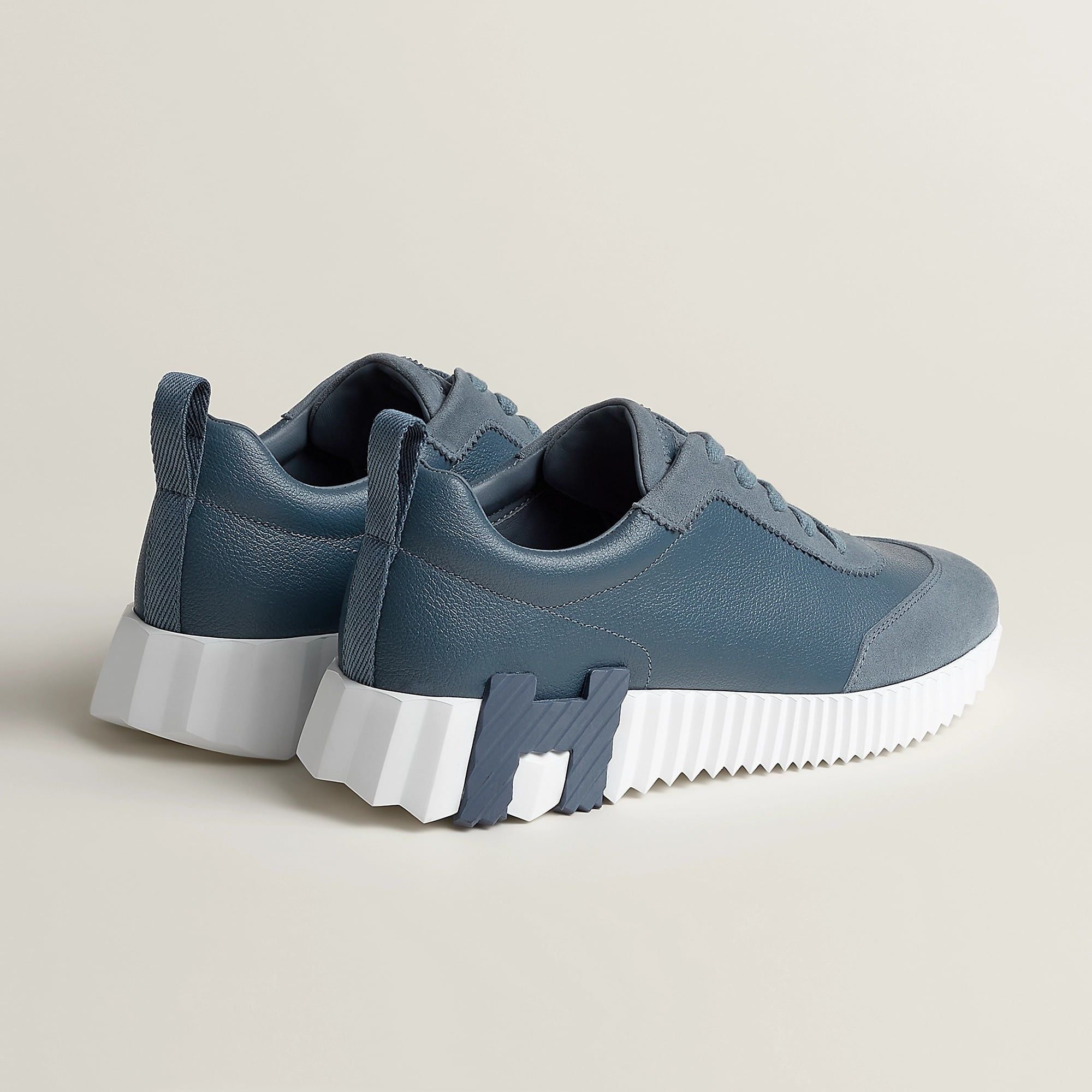  Giày Nữ Hermes Bouncing Sneaker 'Bleu Mer' 