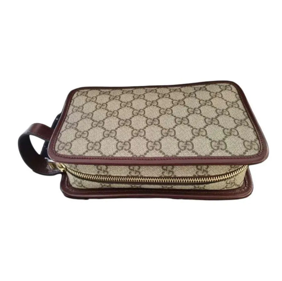  Túi Gucci GG Pouch Interlocking 'Brown' 