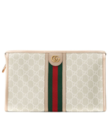  Túi Gucci Ophidia Monogram Clutch 'Beige' 