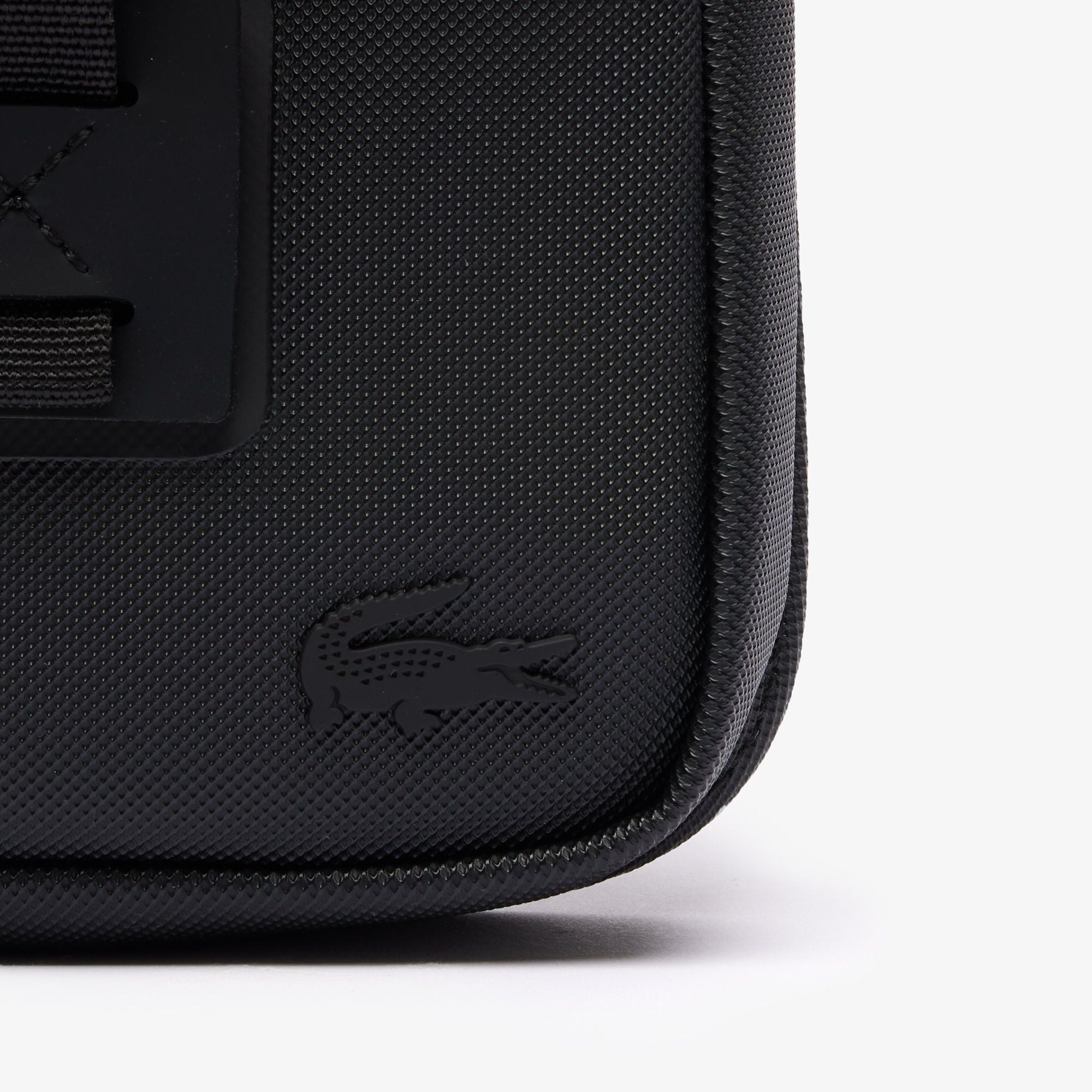  Túi Lacoste Naos Petit Piqué Satchel 'Black' 