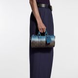  Túi Louis Vuitton Keepall Bandoulière 25 Bag 'Blue' 