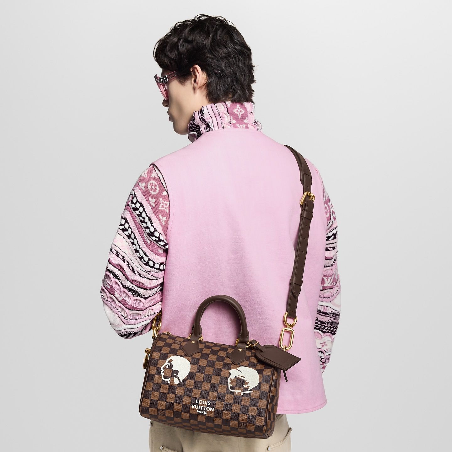  Túi Louis Vuitton Speedy 25 Bandoulière Bag 'Brown' 