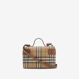  Túi Nữ Burberry Check Vanity Bag​ 'Archive Beige' 
