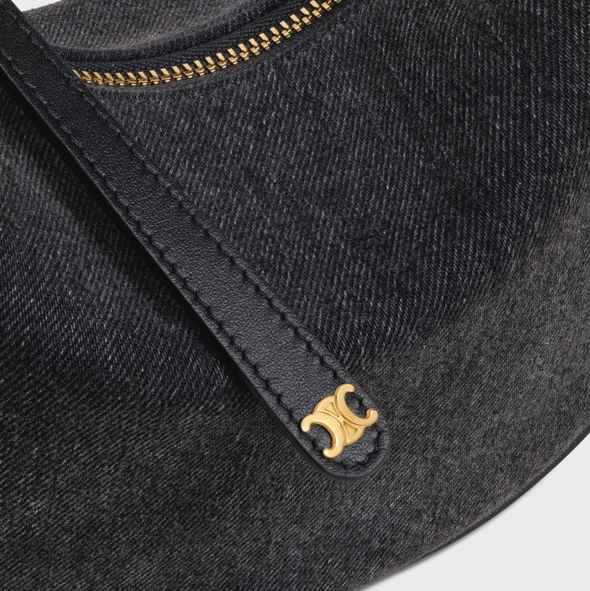  Túi Nữ Celine Teen Celine Lulu 'Dark Grey' 