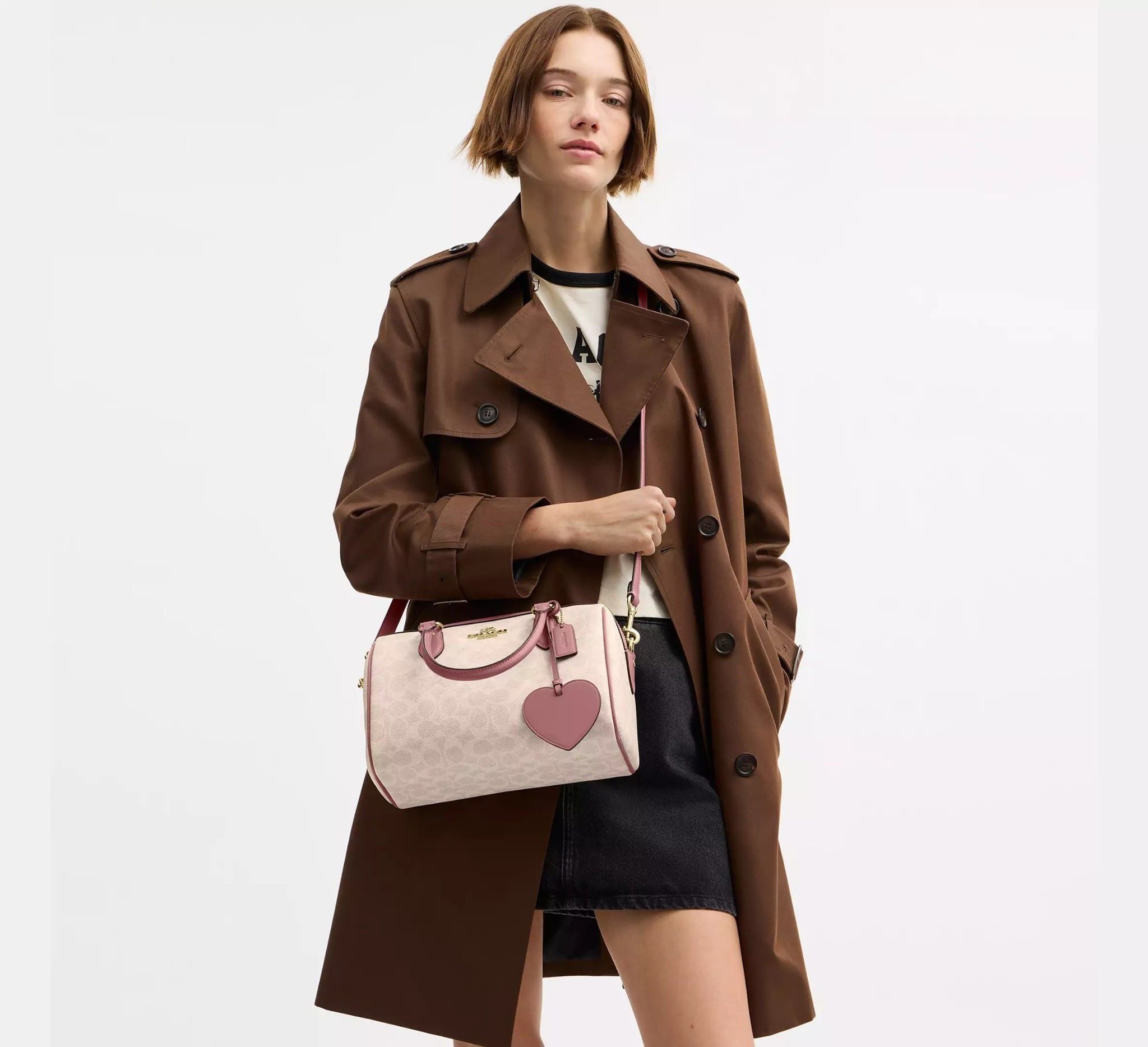  Túi Nữ Coach Rowan Satchel Bag 'Sand Peony' 