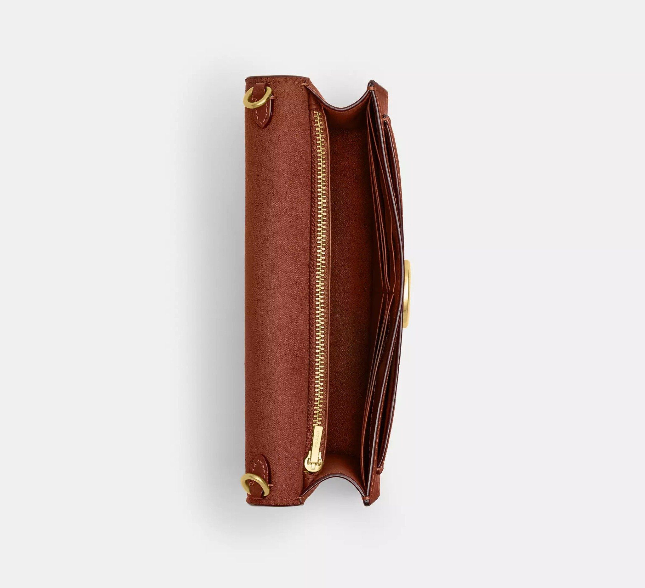 Túi Nữ Coach Tabby Chain Clutch 'Tan Caramel' 