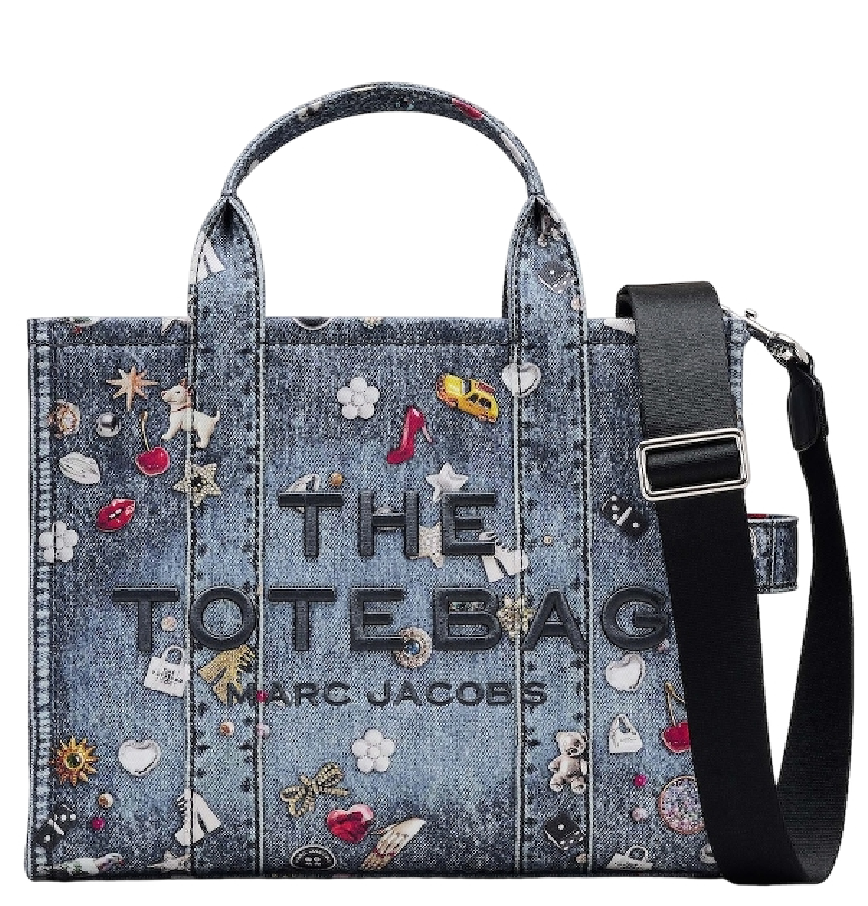  Túi Nữ Marc Jacobs Medium Tote Bag 'Denim' 