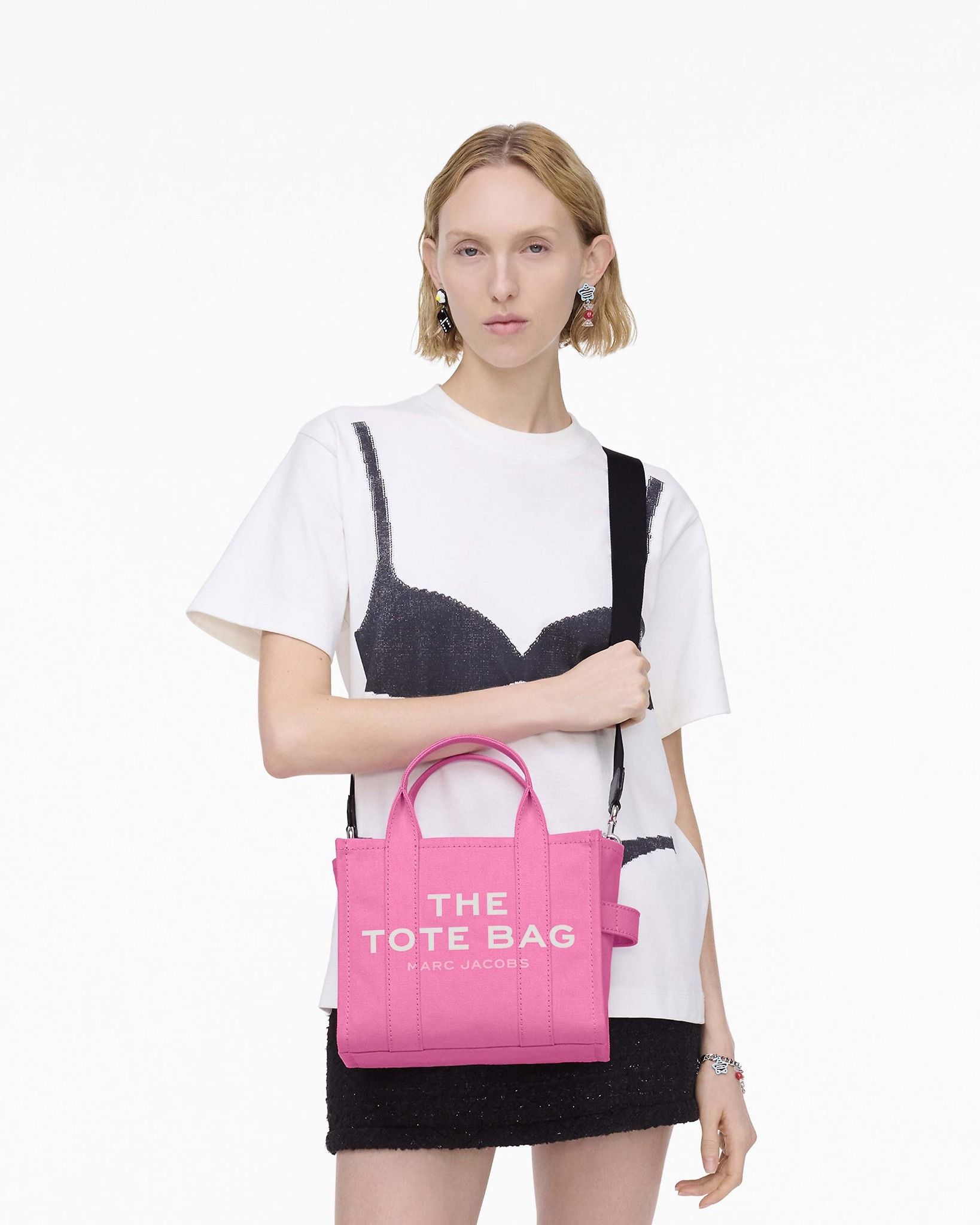  Túi Nữ Marc Jacobs Small Tote Bag 'Bow Pink' 